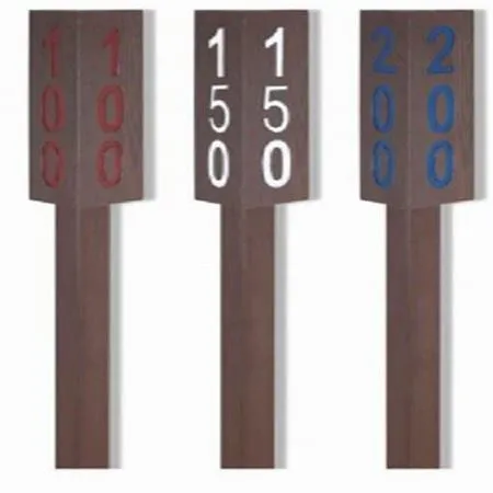 Golf Tek Mesaj Tee İşaretleri